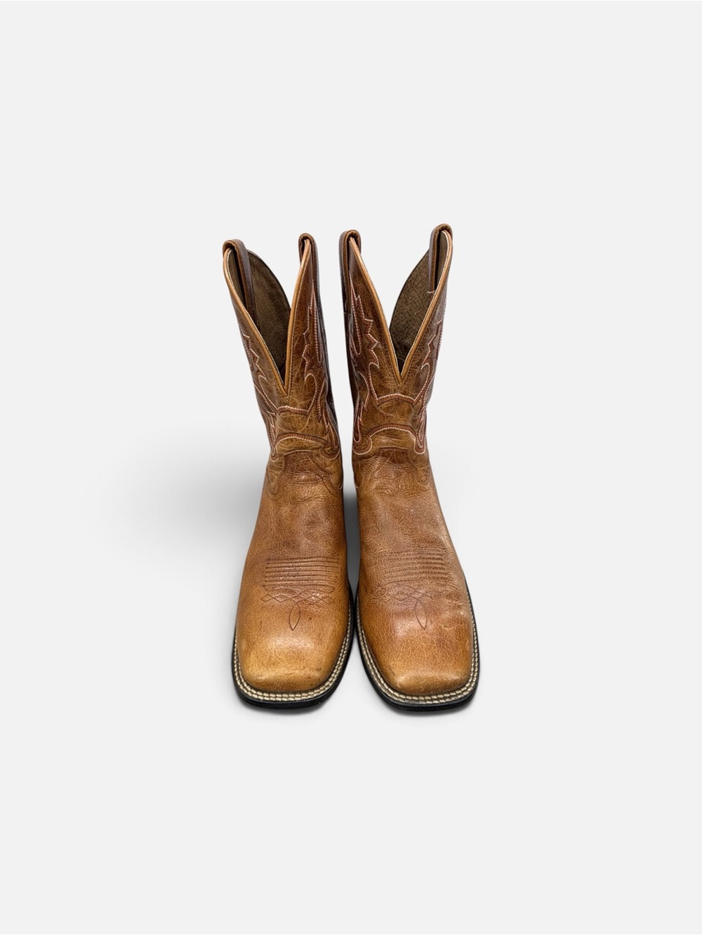 ⁠Cody James Mens Cowboy Boots Size 13 D Broad Square Toe Tan Leather BCJFA19P2